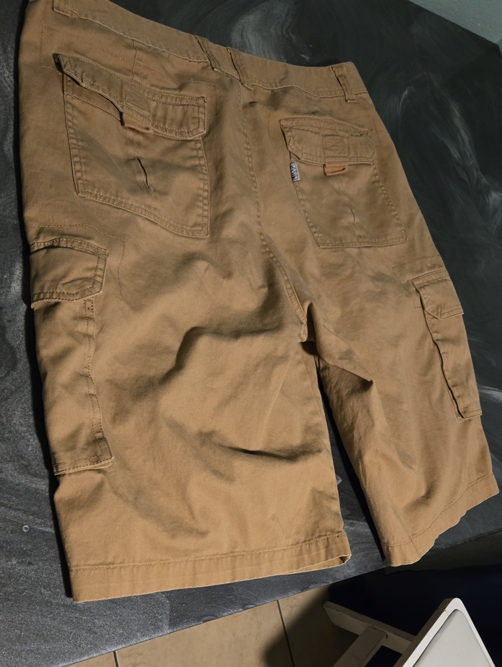 Men's Cargo Shorts in Tan - Durable Summer Utility Shorts